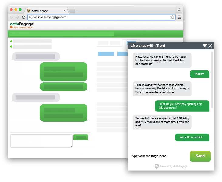 ActivEngage Web-Based Chat