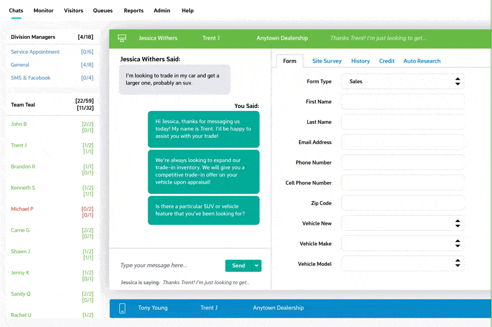 Selly Website Texting Widget - Getting Started – Selly Automotive