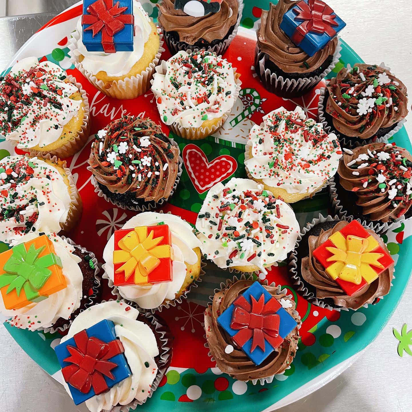 Team appreciation cupcakes