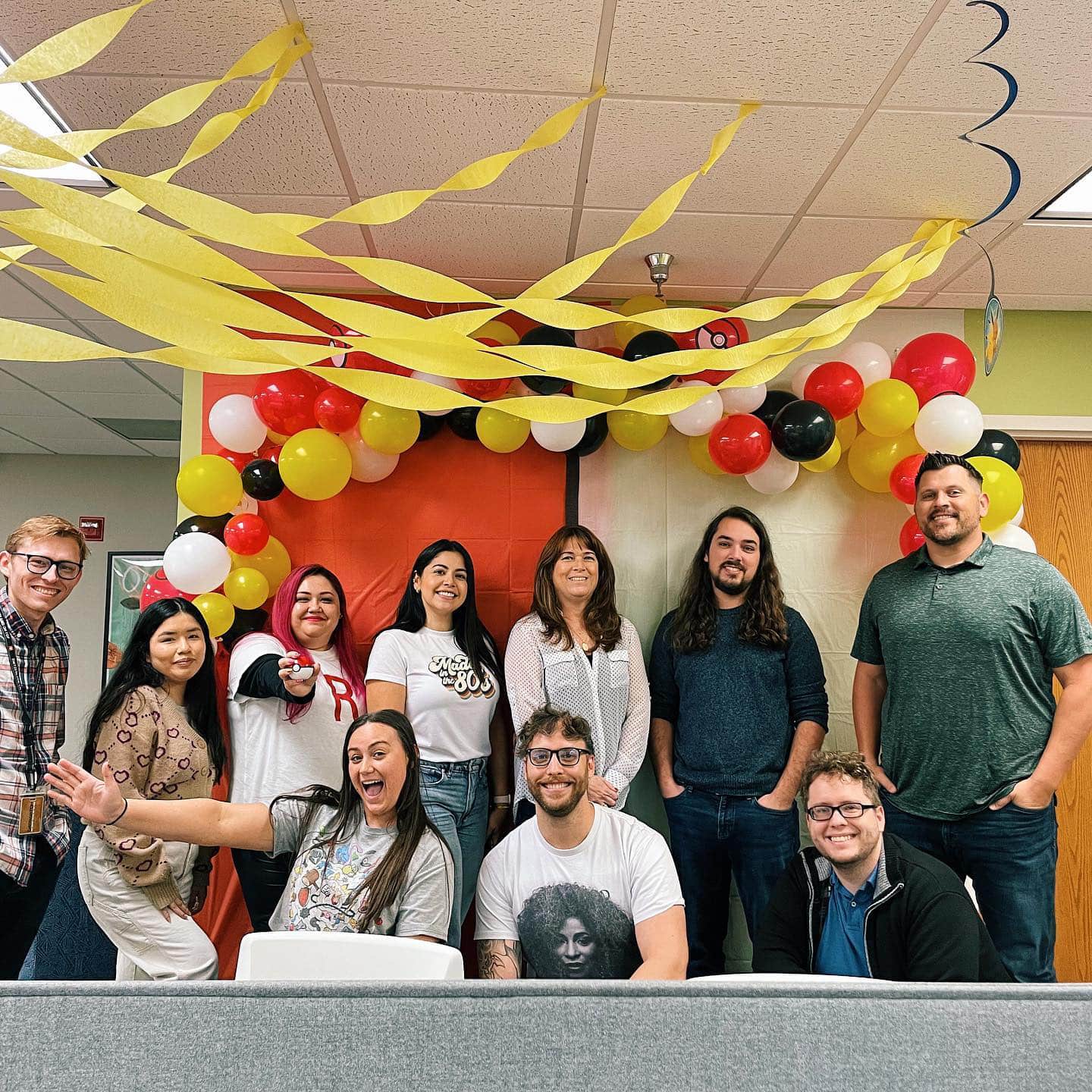 ActivEngage team member group photo at lunch event