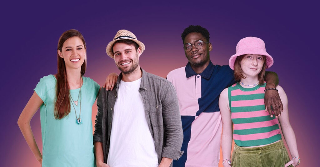 Digital native young generation z consumers